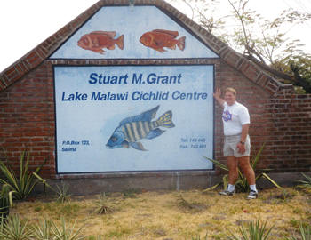 Jerry holding up Stuart's front entrance.(hehehehe)