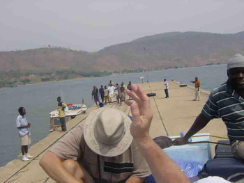 Leaving Chilumba Harbour