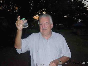 Stuart with his fresh daphnia culture