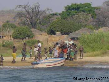 a crowd always appears for candy handouts
